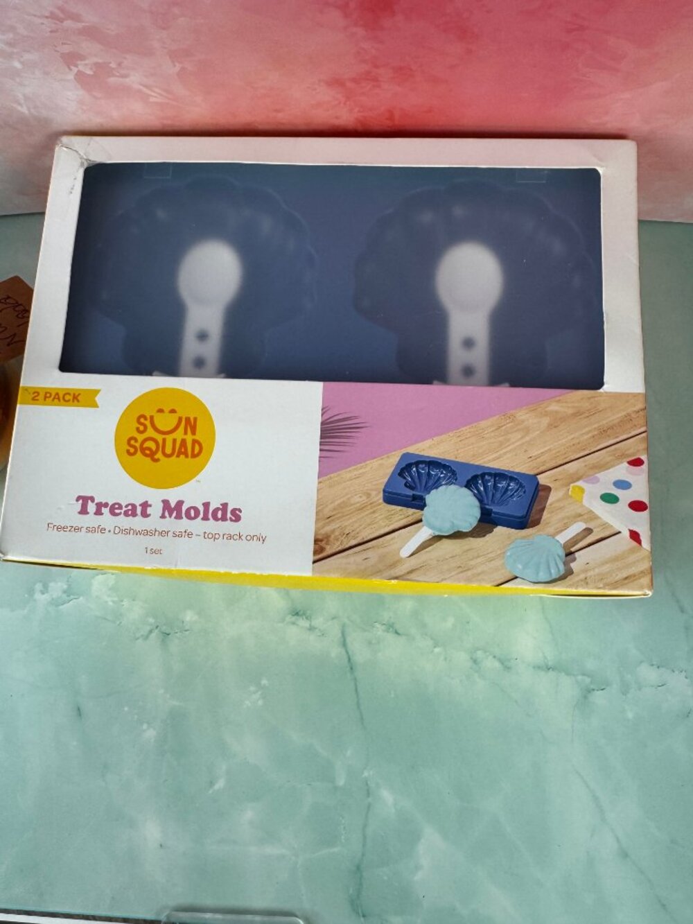 ★ Sun Squad Seashell Treat Molds 2 Pack Popsicle Ice Cream Mold Set - Picture 6 of 7